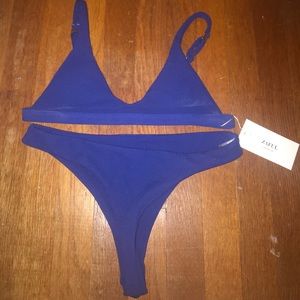 Royal blue bikini